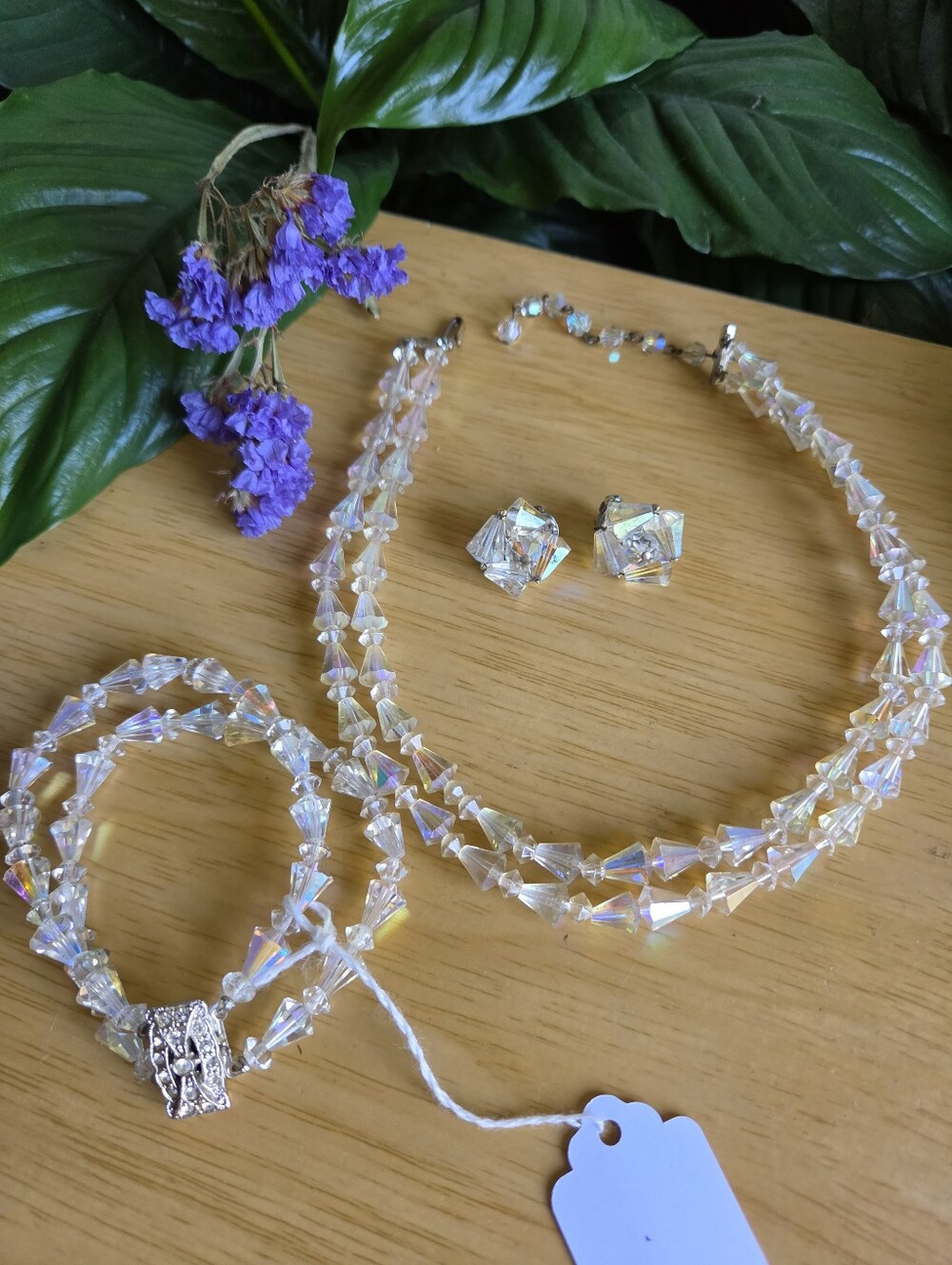 Vintage Aurora Borealis Crystal Set